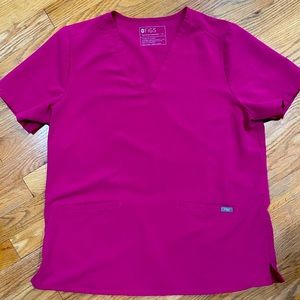Figs Womens Pink scrub set size XL